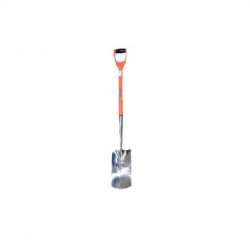 Bravo Spade Digging Stainless Steel Metal Handle Plastic D Grip