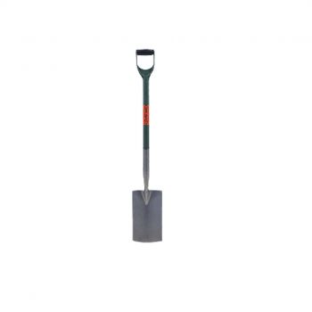 Bravo Spade Digging Silver Pvc Coated Steel D Type Handle