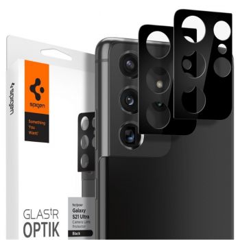 SPIGEN GALAXY S21 ULTRA 5G (2021) PREMIUM CAMERA LENS TEMPERED GLASS PROTECTOR