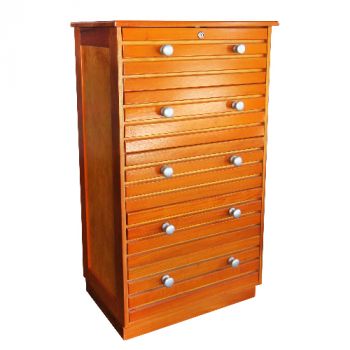 5 Drawer Strip Tall Boy - (without sliders) - TB001