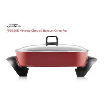 Sunbeam - Minerale Classic Banquet Frypan - Red - FP5920R
