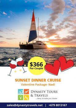 Nadi Sunset Dinner Cruise (Valentine Package)
