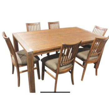 Avenue Dining Table Set 7pc L1800 x W1000 x H770mm