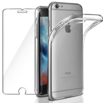 iPhone 6 Tempered Glass & Protective Case 