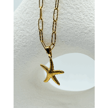 Stainless Daily Wear Gold Island Necklace