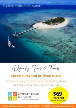 Tivua Island Day Cruise- Child (3-15 yrs)