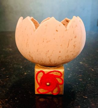 Handcrafted Candle - Tulip Flower ( ivory )