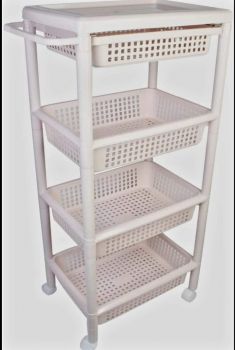 4 Tier Plastic Rack