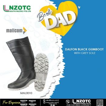DALFON BLACK GUMBOOT