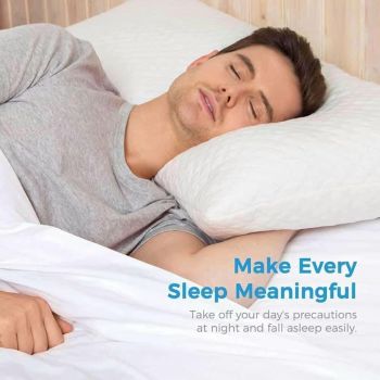 Memory Foam filling-adjusted customized Bed pillow with YKK 