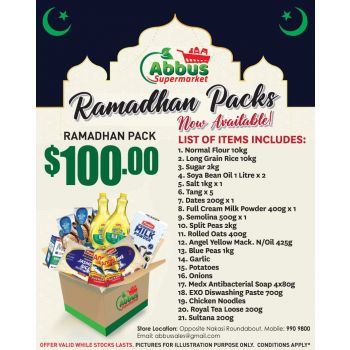 Ramadhan Pack - $100