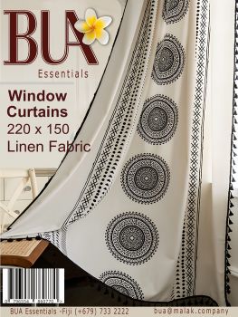 Modern Cotton Linen Window Curtain (Free delivery)