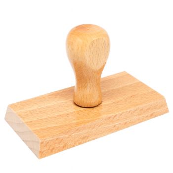 Wooden standard rubber stamps