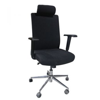 X1 High Back Chair - (Fabric back and fabric seat) - X1-01BK-F-HB	