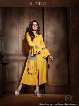 Vt 380 Kurti- Yellow – M